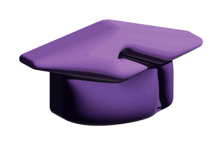 graduation cap iconのイラスト素材