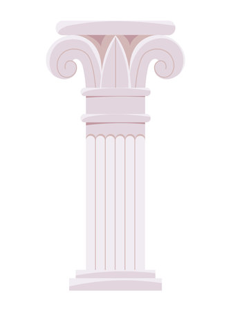 classic column greek cultureのイラスト素材