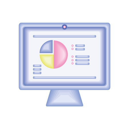 computer marketing iconのイラスト素材