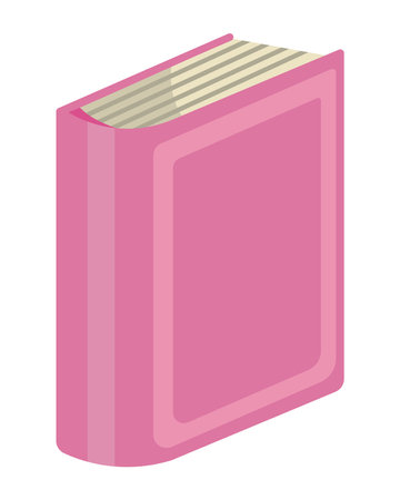 pink book iconのイラスト素材