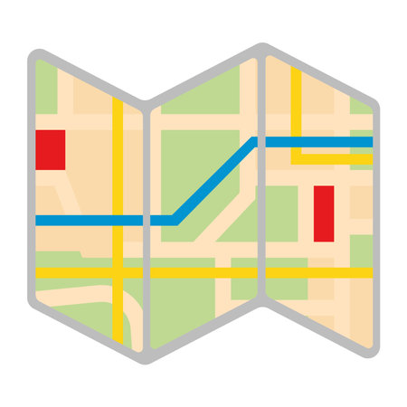 map you are hereのイラスト素材