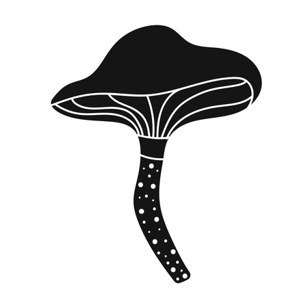 mushroom esoteric colorlessのイラスト素材
