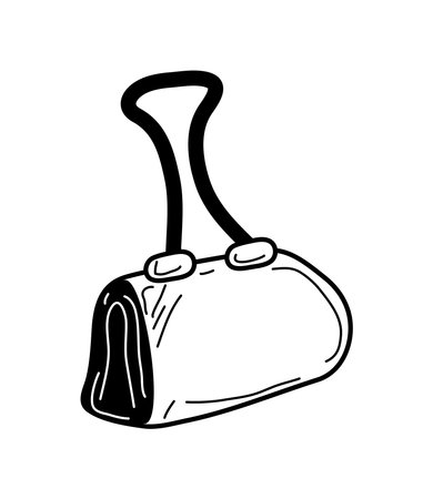 paper clip supply doodleのイラスト素材