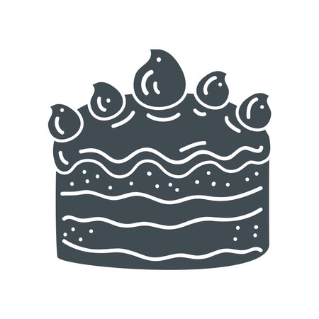 cake bakery iconのイラスト素材