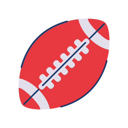 ball american footballのイラスト素材