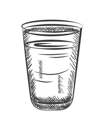 milk glass iconのイラスト素材