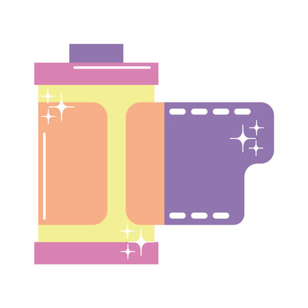 photo camera roll retro and nostalgicのイラスト素材