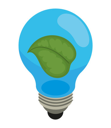 bulb ecological sustainabilityのイラスト素材