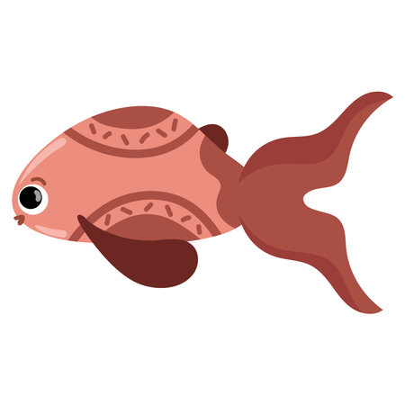 fish icon isolatedのイラスト素材