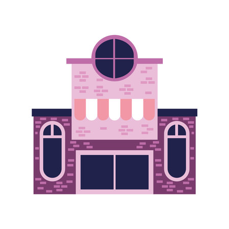 building store flatのイラスト素材