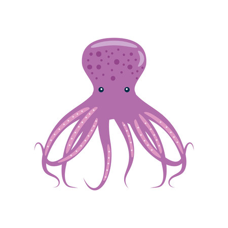 octopus aquatic animalのイラスト素材