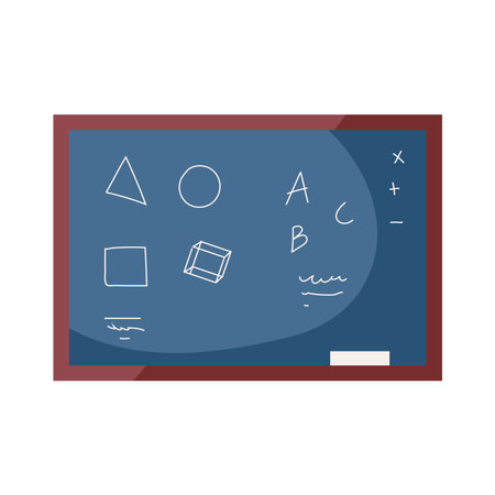 school chalkboard iconのイラスト素材