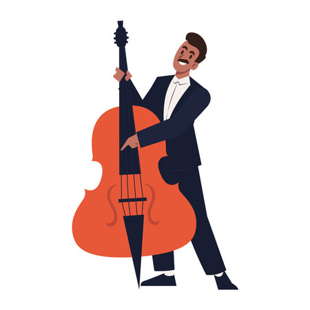 musician with celloのイラスト素材