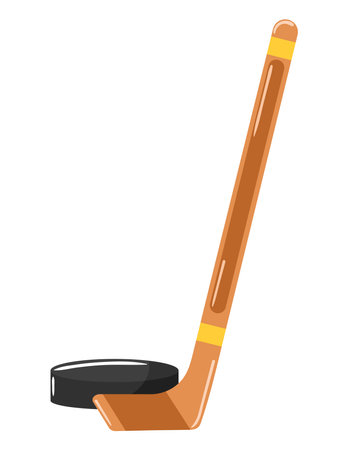 hockey ball sportのイラスト素材