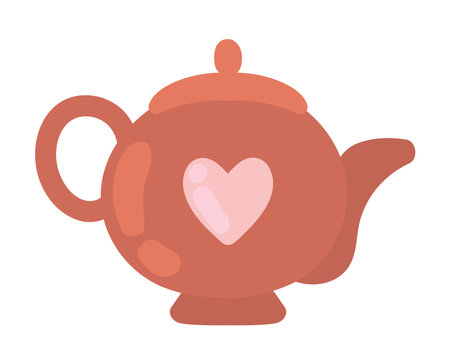 teapot icon isolatedのイラスト素材