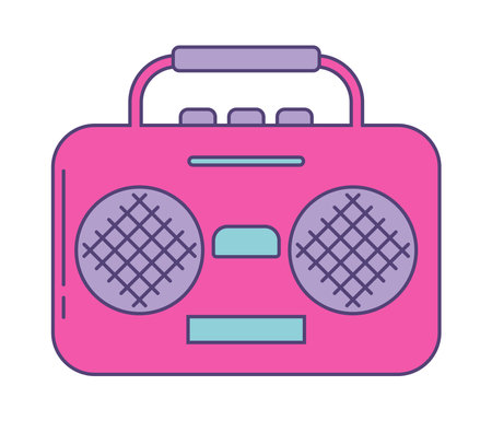 radio music iconのイラスト素材