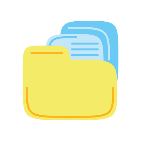 folder mobile appのイラスト素材