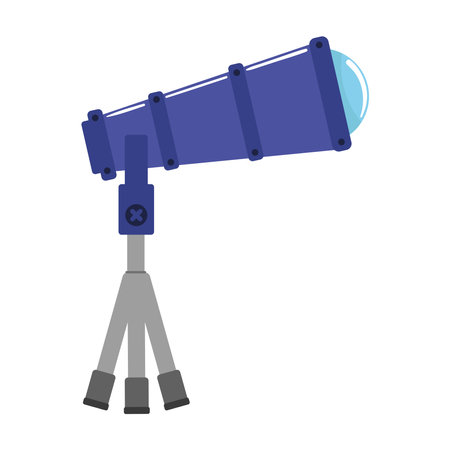 telescope icon isolatedのイラスト素材