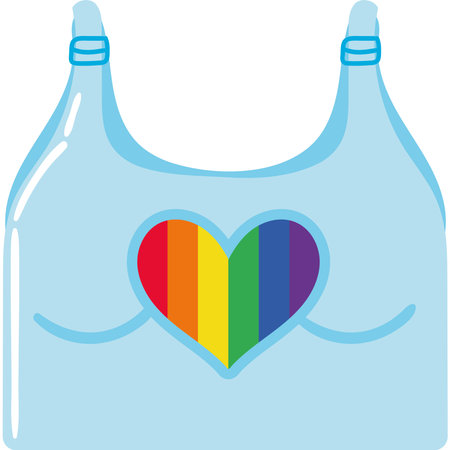 underwear with flag LGBTQのイラスト素材