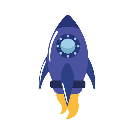 spacecraft space iconのイラスト素材