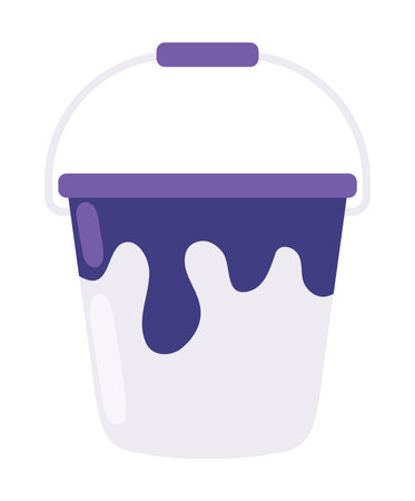 bucket color iconのイラスト素材