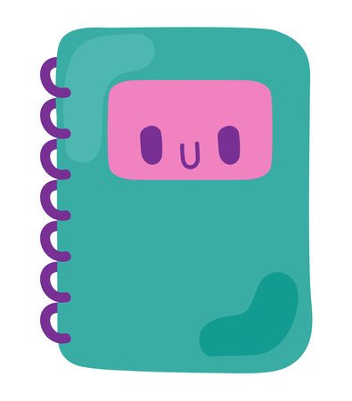 cute notepad iconのイラスト素材