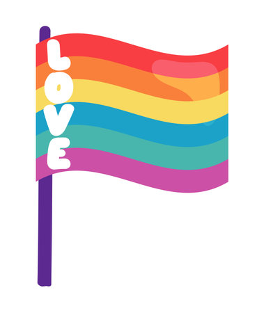 flag pride dayのイラスト素材