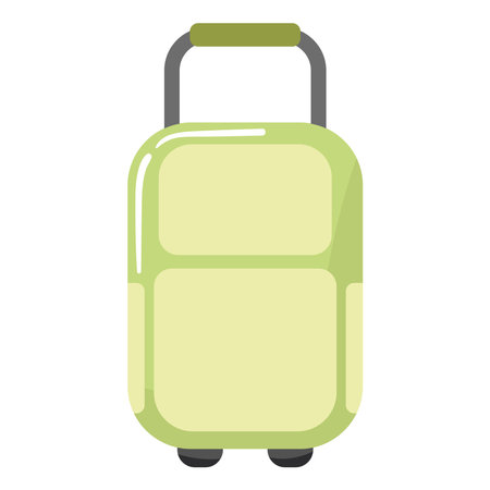 Travel suitcase handle baggageのイラスト素材