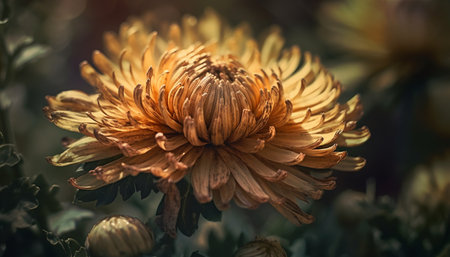 Beauty in nature Close up of single flower generated by artificial intelligenceの素材