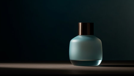 Transparent beauty product container reflects elegance and luxury generated by artificial intelligenceの素材