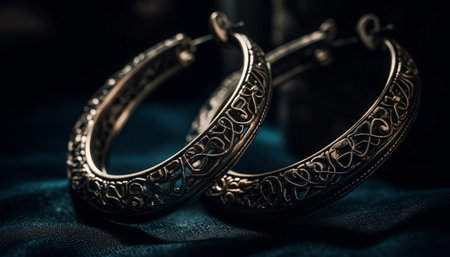 Wedding ring, symbol of love and togetherness generated by artificial intelligenceの素材