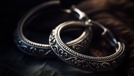 Metallic horse bracelet, a gift of love generated by artificial intelligenceの素材