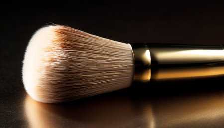 Beauty collection: single object, shiny colors, luxury merchandise, still life generated by artificial intelligenceの素材