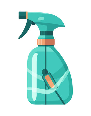 Beauty product container with liquid sprayのイラスト素材