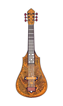 Acoustic guitar indigenous musical creativity