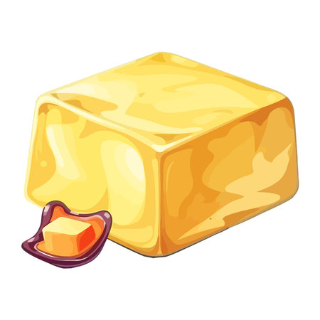 Organic cheese symbolizes healthy eatingのイラスト素材