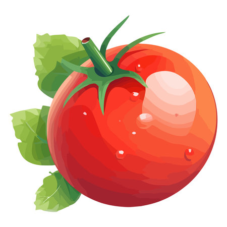 Juicy tomato salad, a gourmet mealのイラスト素材