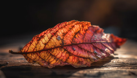 Vibrant autumn maple tree, a beauty in nature pattern generated by artificial intelligenceの素材