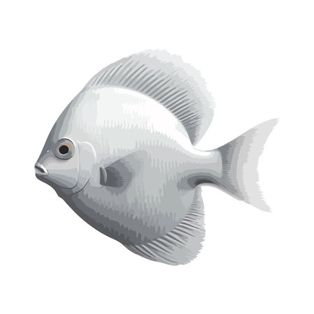 Aquatic animal swimming fishのイラスト素材