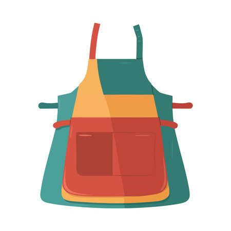colored apron for chefのイラスト素材