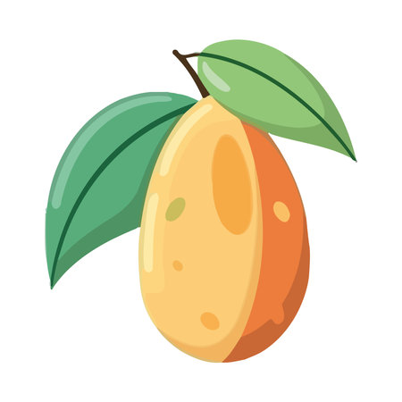 Juicy fruit symbolizes healthy eating in natureのイラスト素材