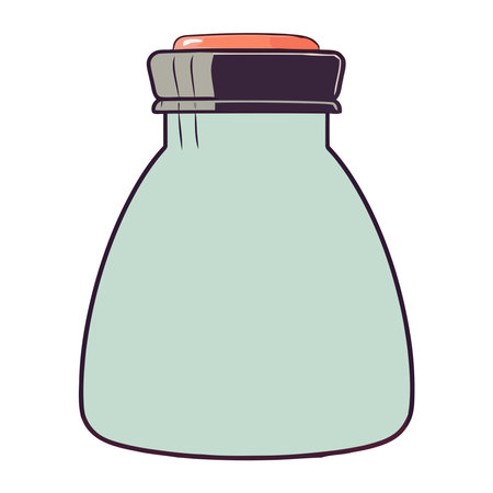 Vector illustration of a bottle with capのイラスト素材