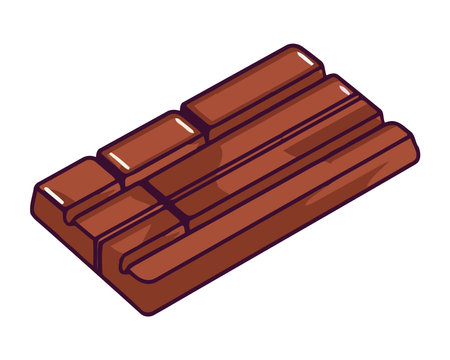 A heap of candy bricks chocolate a sweet giftのイラスト素材