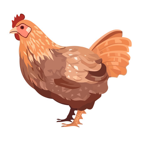 Cute yellow chick standingのイラスト素材