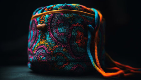 Indigenous cultures' old fashioned craft products showcase elegance and tradition generated by artificial intelligenceの素材