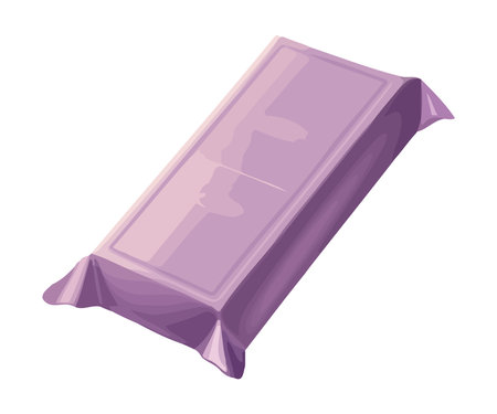 candy bag icon with chocolate dessertのイラスト素材