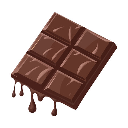Gourmet chocolate dessert, sweet and isolatedのイラスト素材