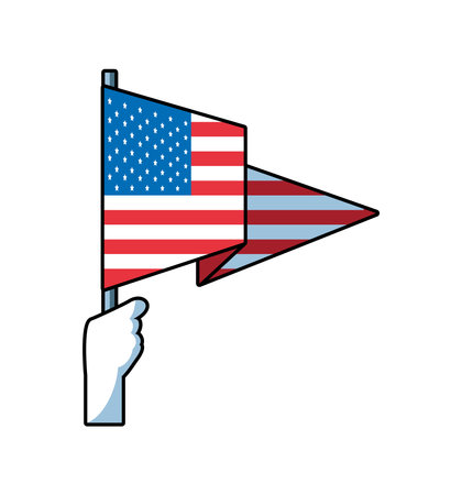 usa labor day greetingのイラスト素材