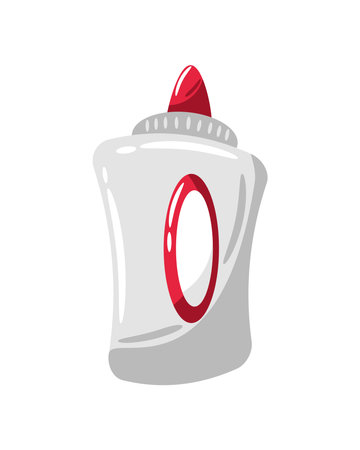 glue school supplyのイラスト素材