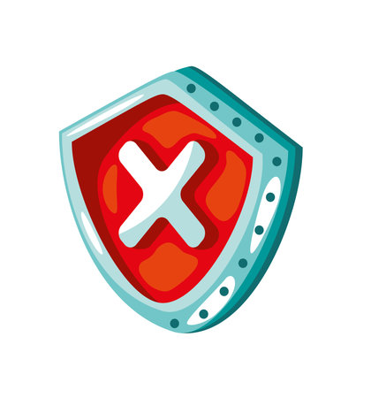 video game item shieldのイラスト素材